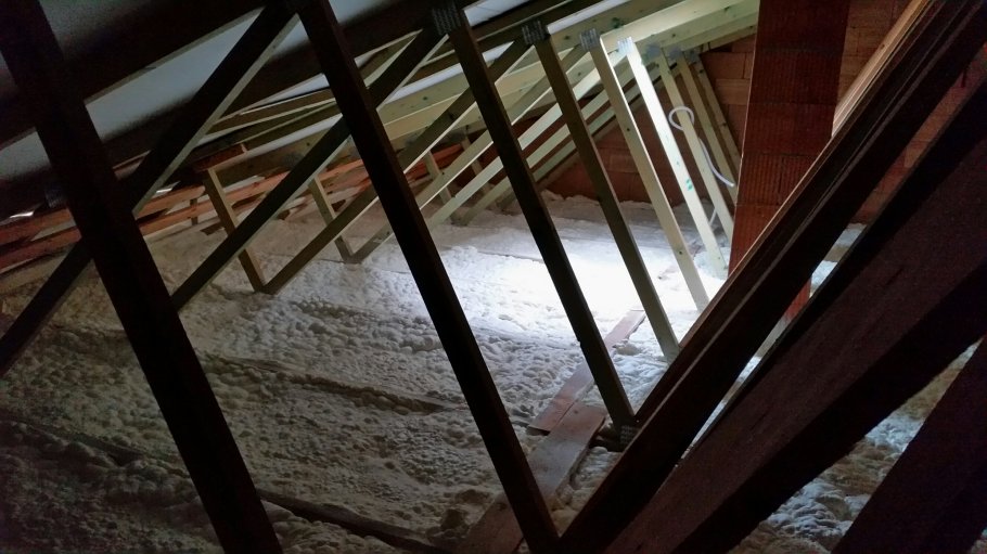 Zateplení stropu bungalovu v Čelechovice na Hané